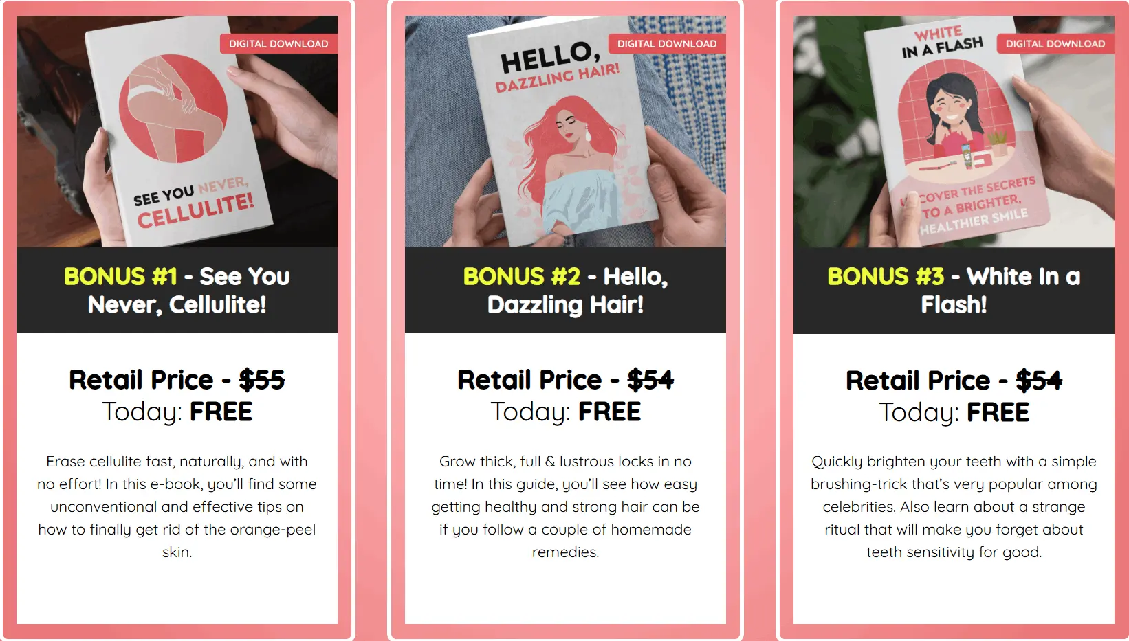 Bonuses ebooks